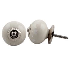 Cream Heart Knob (1)