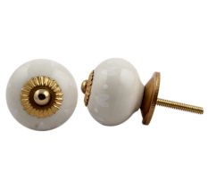 Cream Heart Knob (1)