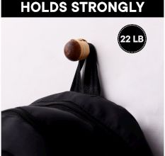 Modern Rattan Natural Wall Hooks-6 Pieces