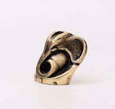 Small Brass Sitting Ganesha Agarbatti/ Incense Holder Stand