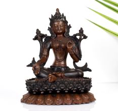 Tibetan Buddhist Deity Goddess Tara Statue Made of Copper