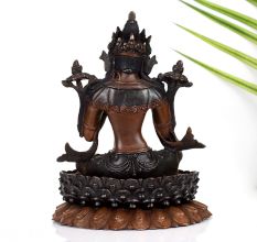 Tibetan Buddhist Deity Goddess Tara Statue Made of Copper