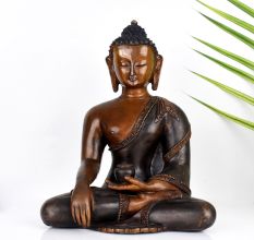 Premium Copper Tibetan Buddhist Deity Lord Buddha Statue for DÃ©cor