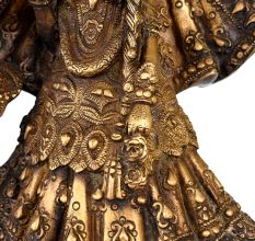 Handmade Vintage Brass Lord Krishna and Radha Decorative Statue