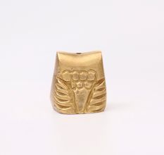 Golden Brass Owl Incense Stick Holder