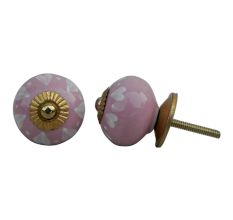 Pink Heart Dot Knob (1)