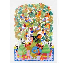 Adorning Artwork of Tribal Gond Art by Padma Shri Durgabai Vyam