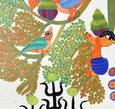 Adorning Artwork of Tribal Gond Art by Padma Shri Durgabai Vyam