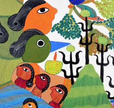 Adorning Artwork of Tribal Gond Art by Padma Shri Durgabai Vyam