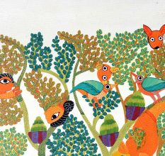 Adorning Artwork of Tribal Gond Art by Padma Shri Durgabai Vyam