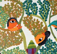 Adorning Artwork of Tribal Gond Art by Padma Shri Durgabai Vyam
