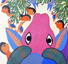 Traditional Art Form of Gond Painting by Padma Shri Durgabai Vyam