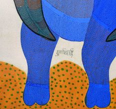 Traditional Art Form of Gond Painting by Padma Shri Durgabai Vyam