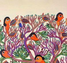 Traditional Art Form of Gond Painting by Padma Shri Durgabai Vyam