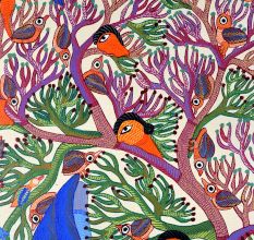 Traditional Art Form of Gond Painting by Padma Shri Durgabai Vyam