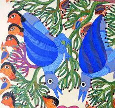 Traditional Art Form of Gond Painting by Padma Shri Durgabai Vyam
