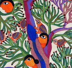 Traditional Art Form of Gond Painting by Padma Shri Durgabai Vyam