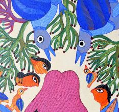 Traditional Art Form of Gond Painting by Padma Shri Durgabai Vyam