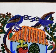Vibrant Artwork of Gond Art by Padma Shree Durgabai Vyam
