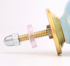 Turquoise Heart Knob (1)