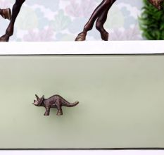 Antique Modern Iron Rhinoceros Cabinet Knob