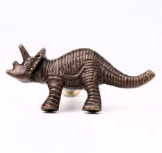Antique Modern Iron Rhinoceros Cabinet Knob