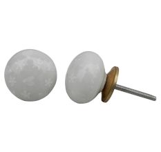 Cream Heart Flat Knob (1)