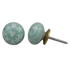 Sage Green Flat Knob (1)