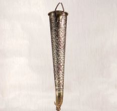 Handmade Traditional Brass Nandi Head Pipe for Temple