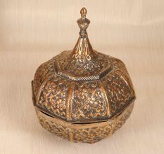 Vintage Handcrafted Premium Copper Box in Antique Brown Finish