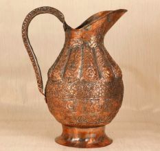 Vintage Handmade Islamic Art Jug Crafted from Premium Copper
