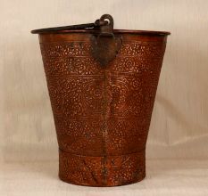 Vintage Finish Handmade Bucket Made of High-Quality Copper