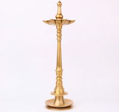 Handcrafted 7 Jyots Finest Brass Oil Lamp for Home Decoration