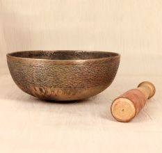 Vintage Brown Finish Bell Metal Singing Bowl for Meditation