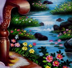 Lord Shiva Calendar Art Paper Painting for Prayer Room