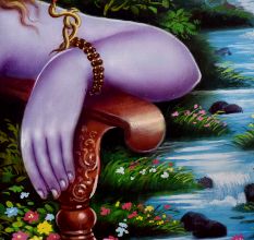 Lord Shiva Calendar Art Paper Painting for Prayer Room