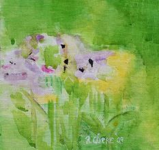 Canvas Painting of Scenery by Artist Rosemarie Gorke for Decoration