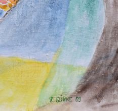 Beautiful Scenery Canvas Painting by Artist Rosemarie Gorke