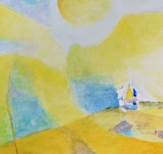 Adorning Canvas Painting by Artist Rosemarie Gorke