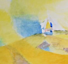 Adorning Canvas Painting by Artist Rosemarie Gorke