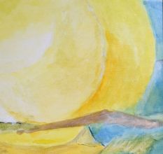 Adorning Canvas Painting by Artist Rosemarie Gorke