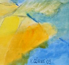 Adorning Canvas Painting by Artist Rosemarie Gorke