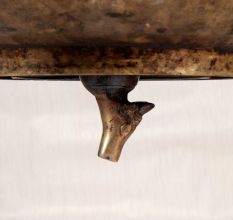 Traditional Nandi Hanging Pot Made of Brass for Temple