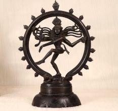 Vintage Finest Brass Lord Shiva Natraja Statue for Home Decor