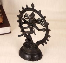 Vintage Finest Brass Lord Shiva Natraja Statue for Home Decor