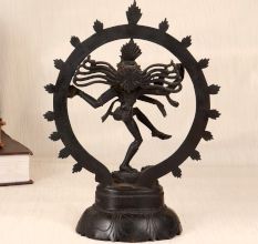 Vintage Finest Brass Lord Shiva Natraja Statue for Home Decor
