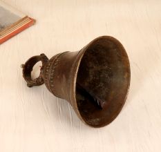 Traditional Finest Brass Temple Bell with Loop for Prayer Room