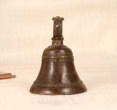 Traditional Finest Brass Temple Bell with Loop for Prayer Room