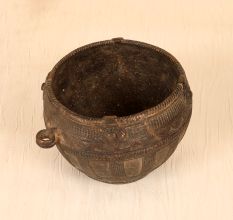 Traditional Handmade Brass Rice Measurement Bowl from Odisha