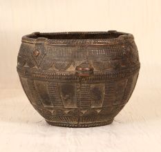 Traditional Handmade Brass Rice Measurement Bowl from Odisha